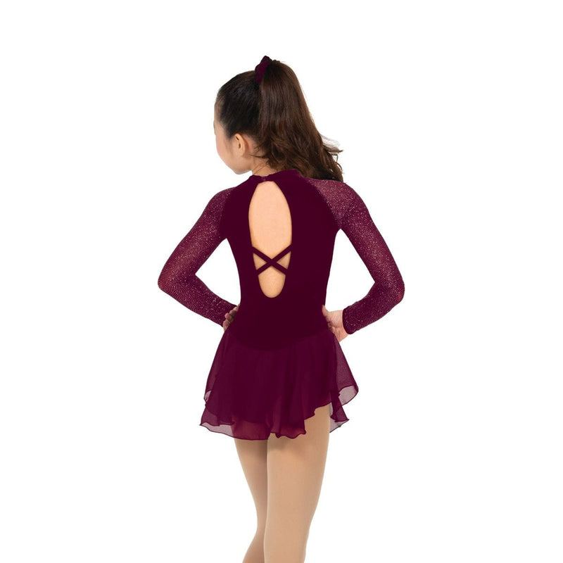 Jerry's 189 Starbite Figure Skating Dress Youth - Wine By Jerry's Canada - 10-12 / Star Wine