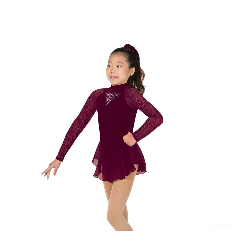 Jerry's 189 Starbite Figure Skating Dress Adult - Wine By Jerry's Canada - A. SM / Star Wine
