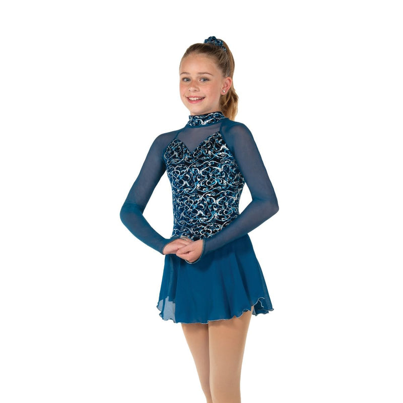 Jerry's 67-23 Blue Beryl Figure Skating Dress - Adult By Jerry's Canada - L. SM