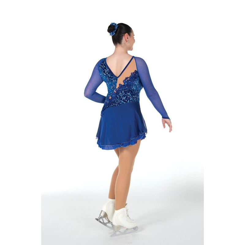 Jerry's 82-23 Blue Broderie Figure Skating Dress - Adult By Jerry's Canada - L. XL
