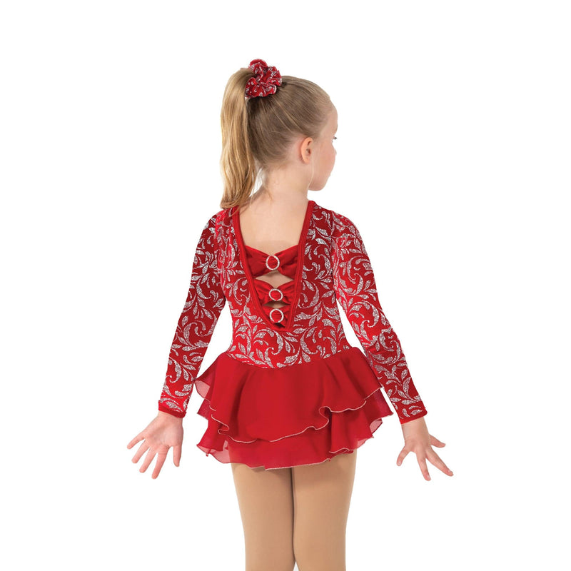 Jerry's 129-23 Crimson Bows Figure Skating Dress Youth By Jerry's Canada - 10-12