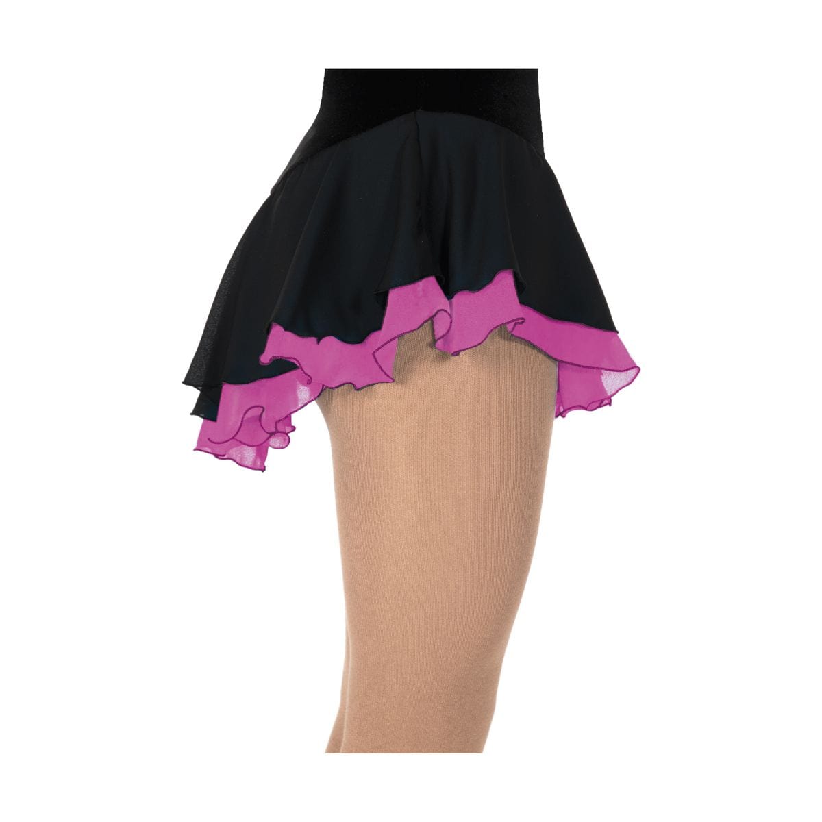 Jerry's Double Georgette Skating Skirt - Youth By Jerry's Canada - 12-14 / Blk - Pink