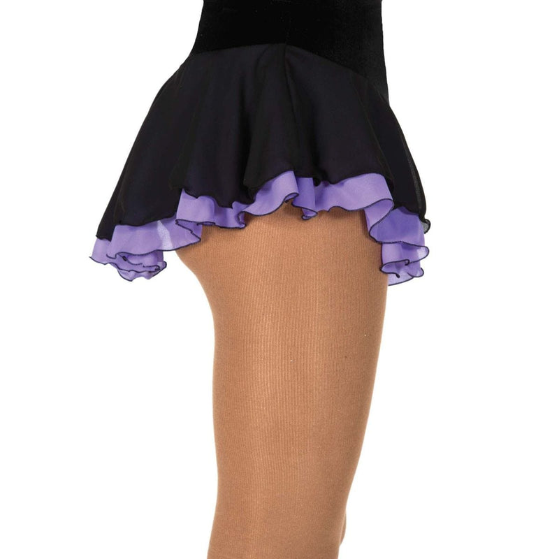 Jerry's Double Georgette Skating Skirt - Youth By Jerry's Canada - 6-8 / Blk - Purple