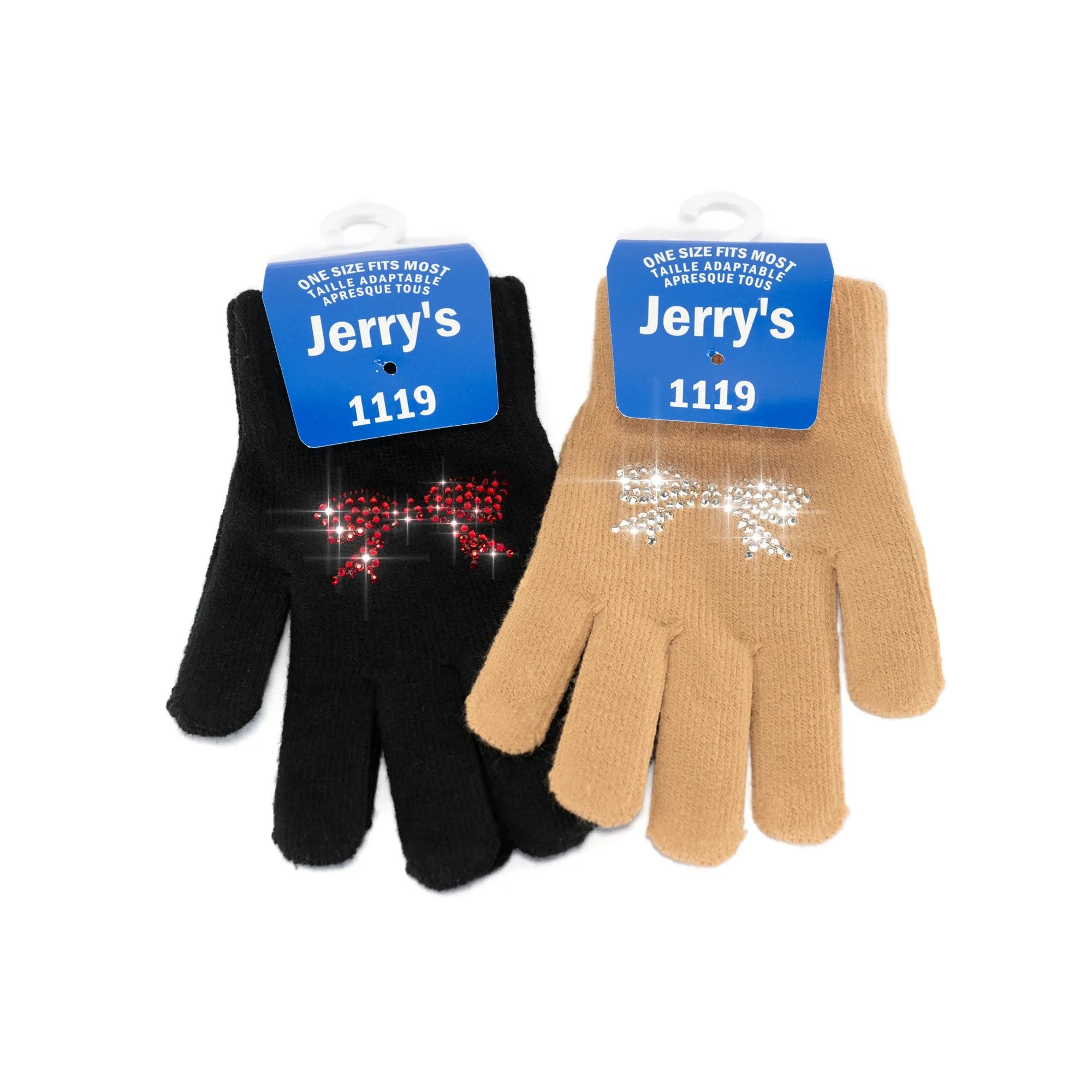 Jerry's 1119 Crystal Bow Mini Gloves By Jerry's Canada - Black