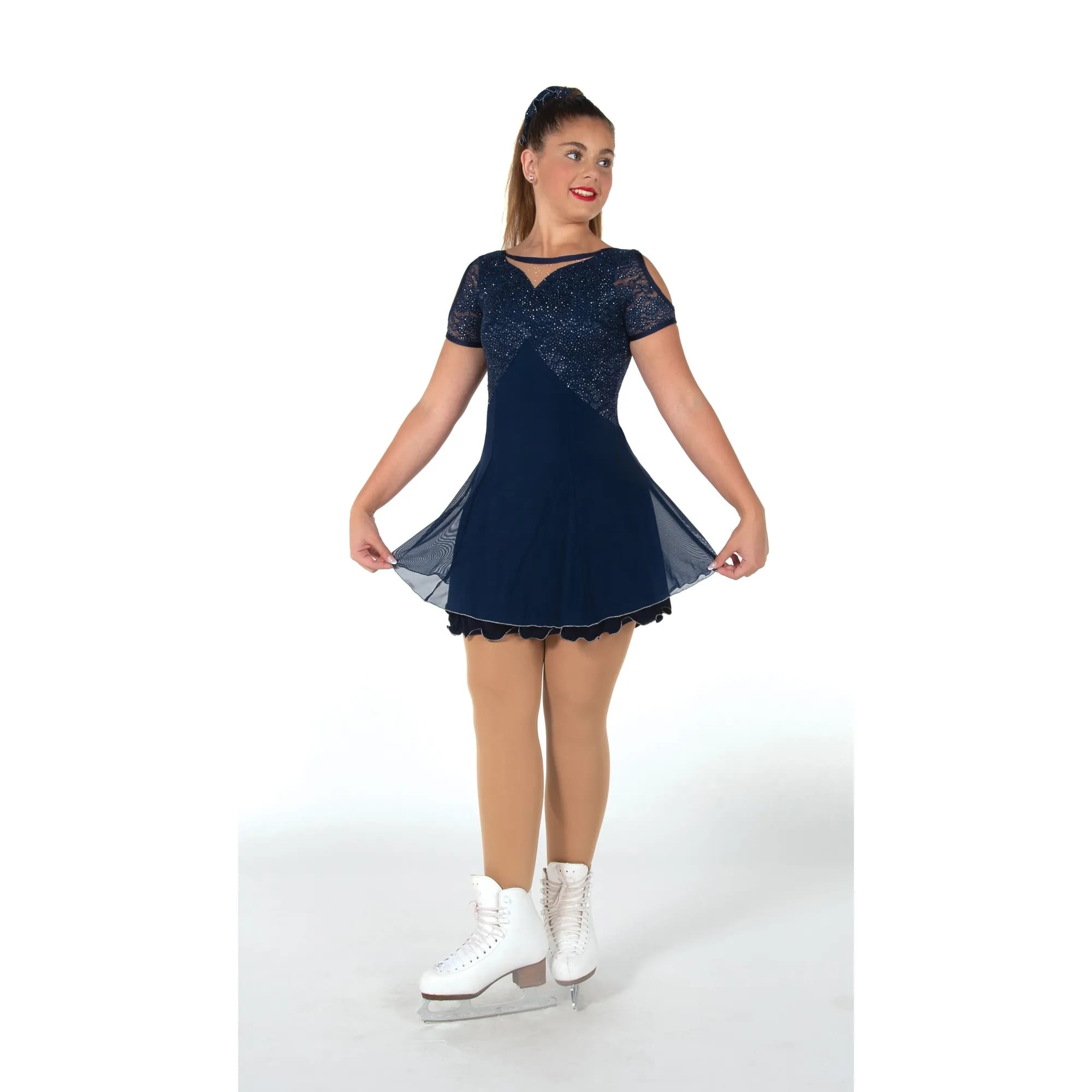 Jerry's 550 Navy Empiresque Figure Skating Dress - Women By Jerry's Canada -
