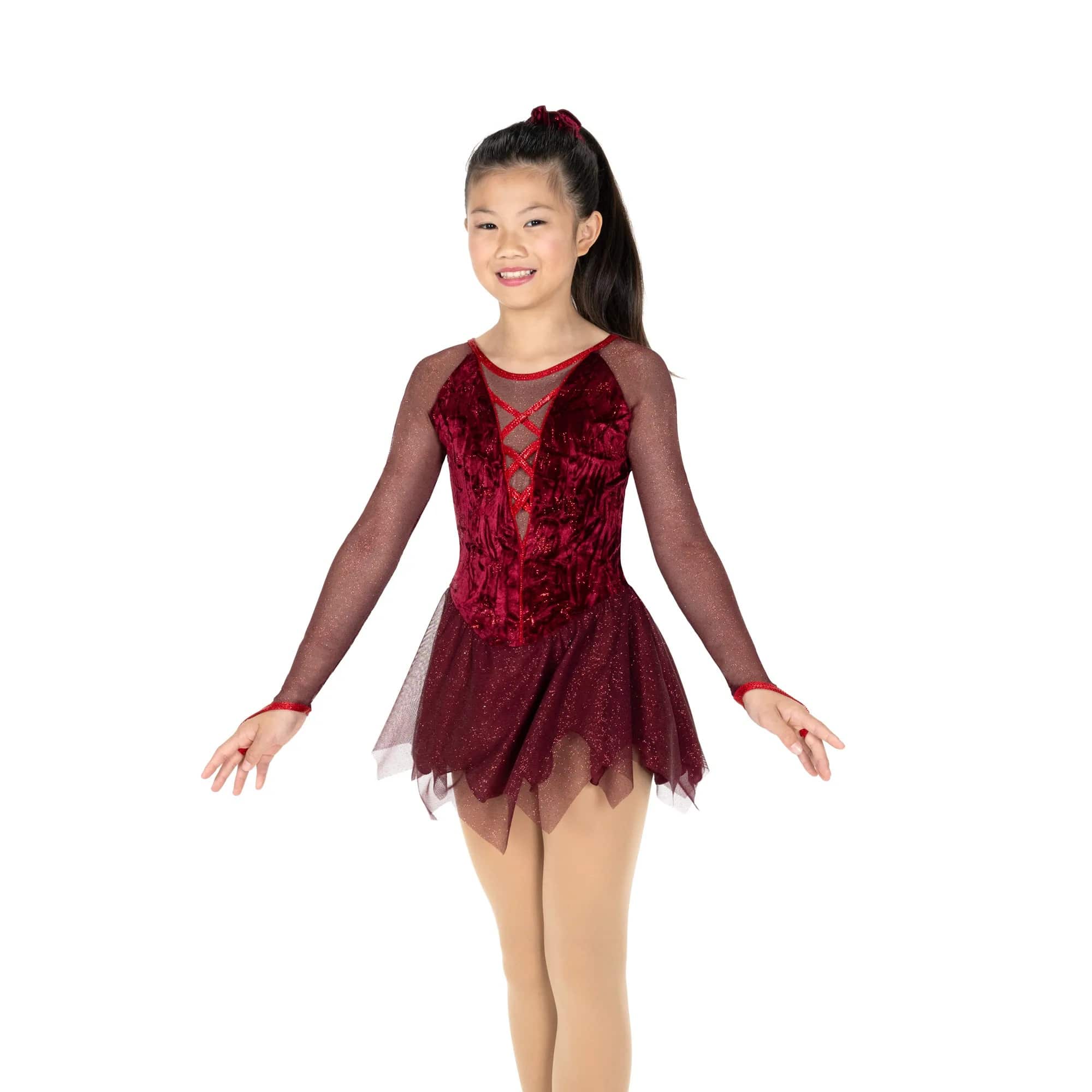 Jerry's 708 Fine Wine Figure Skating Dress - Girls By Jerry's Canada - 12-14