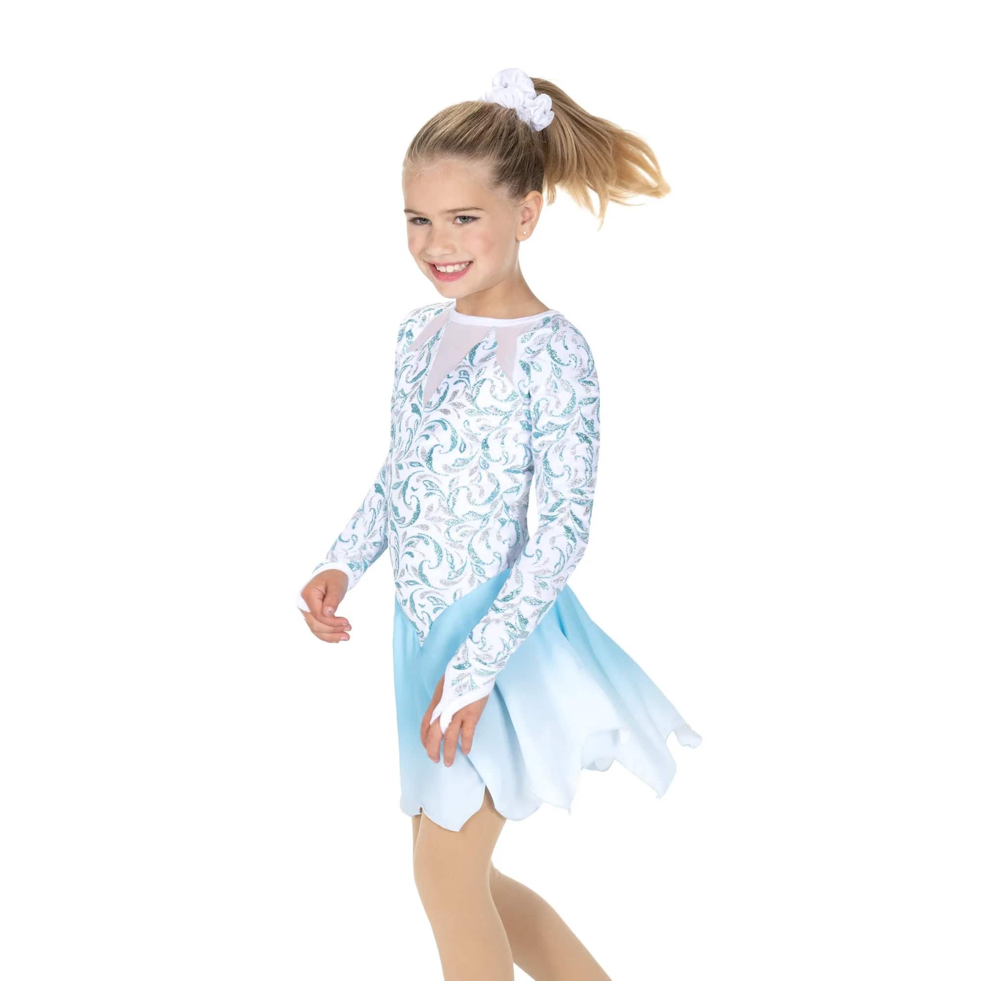 Jerry's 723 Melting Snow Figure Skating Dress - Girls By Jerry's Canada - 8-10