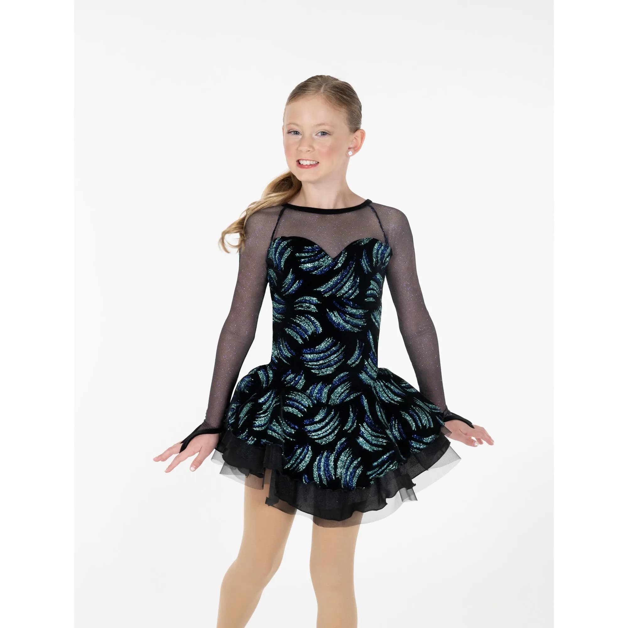 Jerry's 736 Ballet Noir Figure Skating Dress - Girls By Jerry's Canada - 12-14