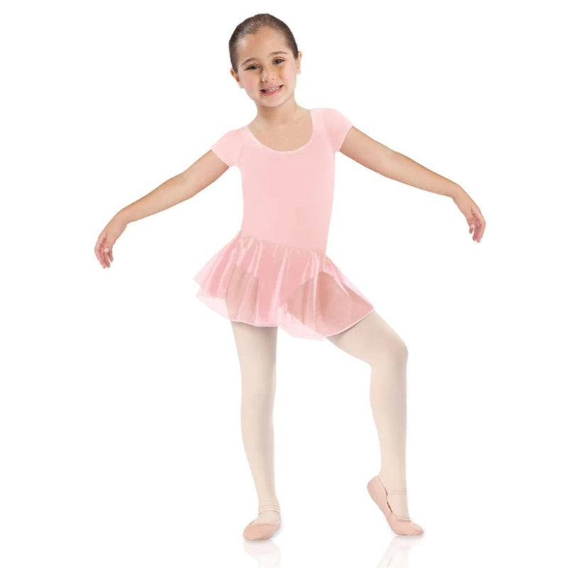 Leo's LD146CK Short Sleeve Dress Pink - Child By Leo's Canada - 4-6 / PINK