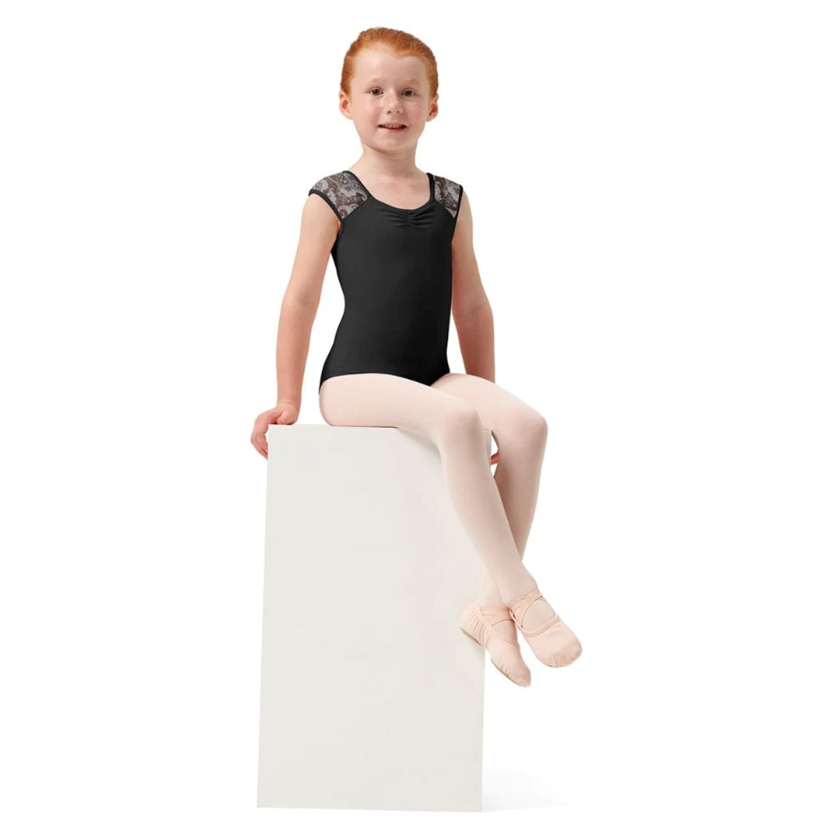 Mirella M1558C Paisley Cap Sleeve Leotard - Child By Mirella Canada -