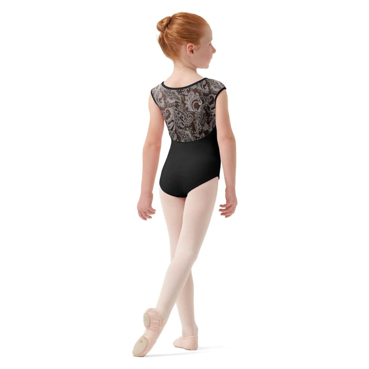 Mirella M1558C Paisley Cap Sleeve Leotard - Child By Mirella Canada -