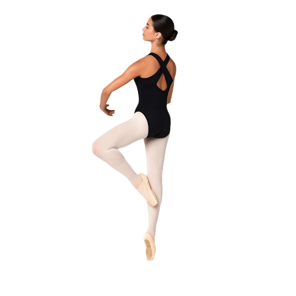 Mondor 1708 Black Ruched Front Leotard - Adult By Mondor Canada -
