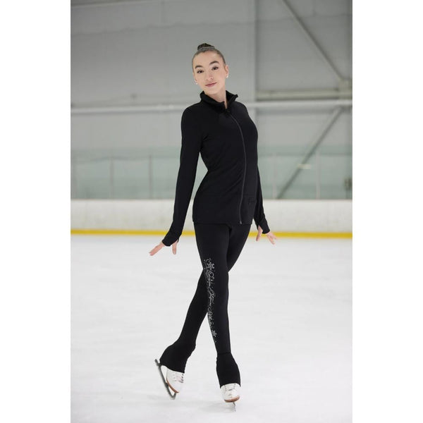 Mondor Mock Neck Glitter Figure 2024 Skating Dress