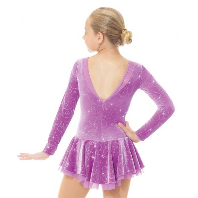 Mondor Competition Skating Dress 2762 Bubbles Print - Adult By Mondor Canada - Small / 5B  Bubbles