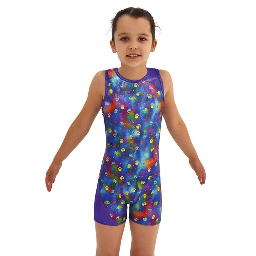 Mondor 7801 Tiptoe Gymnastics Biketard - Child By Mondor Canada - 6X-7 / Tiptoe