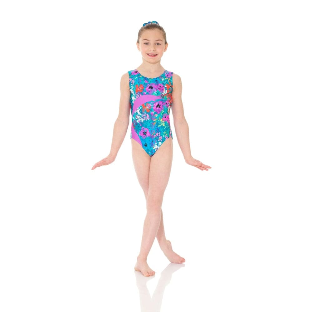 Mondor 7881 Printed Gymsuit - Child By Mondor Canada - Child 12-14 / Secret Garden