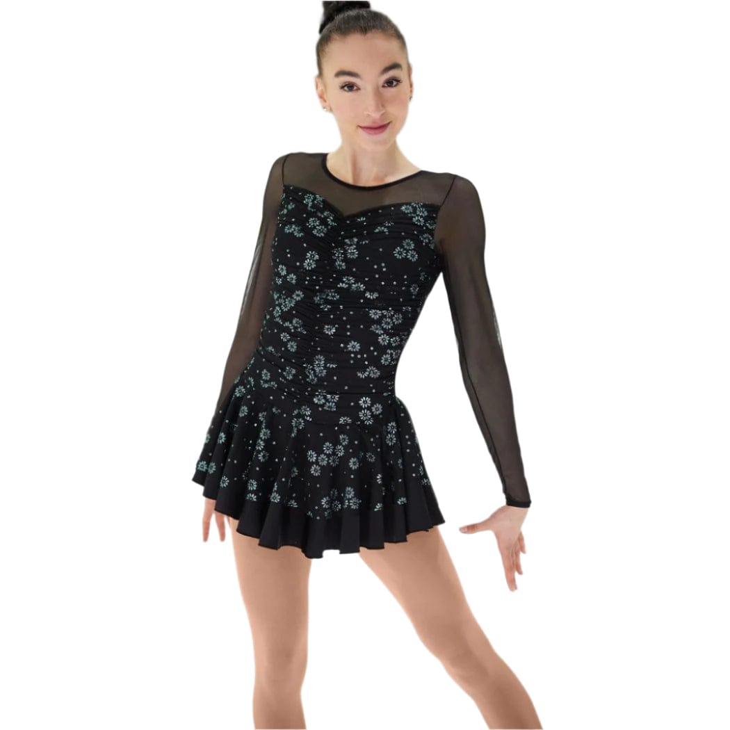 Mondor 671 Glitter Figure Skating Dress - Child By Mondor Canada - 12-14 / MI  Forget-R