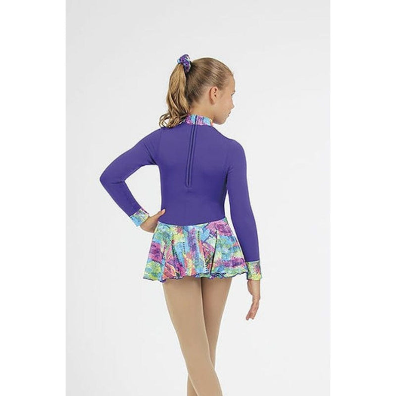 Mondor Purple High Collar Polartec Skating Dress - Child By Mondor Canada -