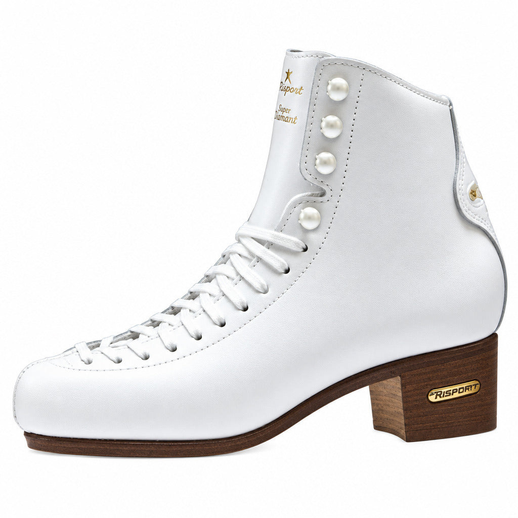 Risport Super Diamant Women Figure Skate Boots - White By Risport Canada -