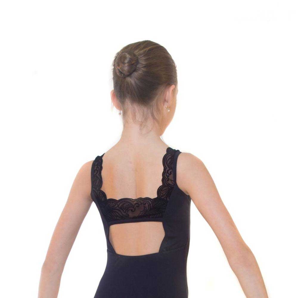 Sansha Cipriana Leotard with Lace - Child By Sansha Canada - D   Age 8 / Black