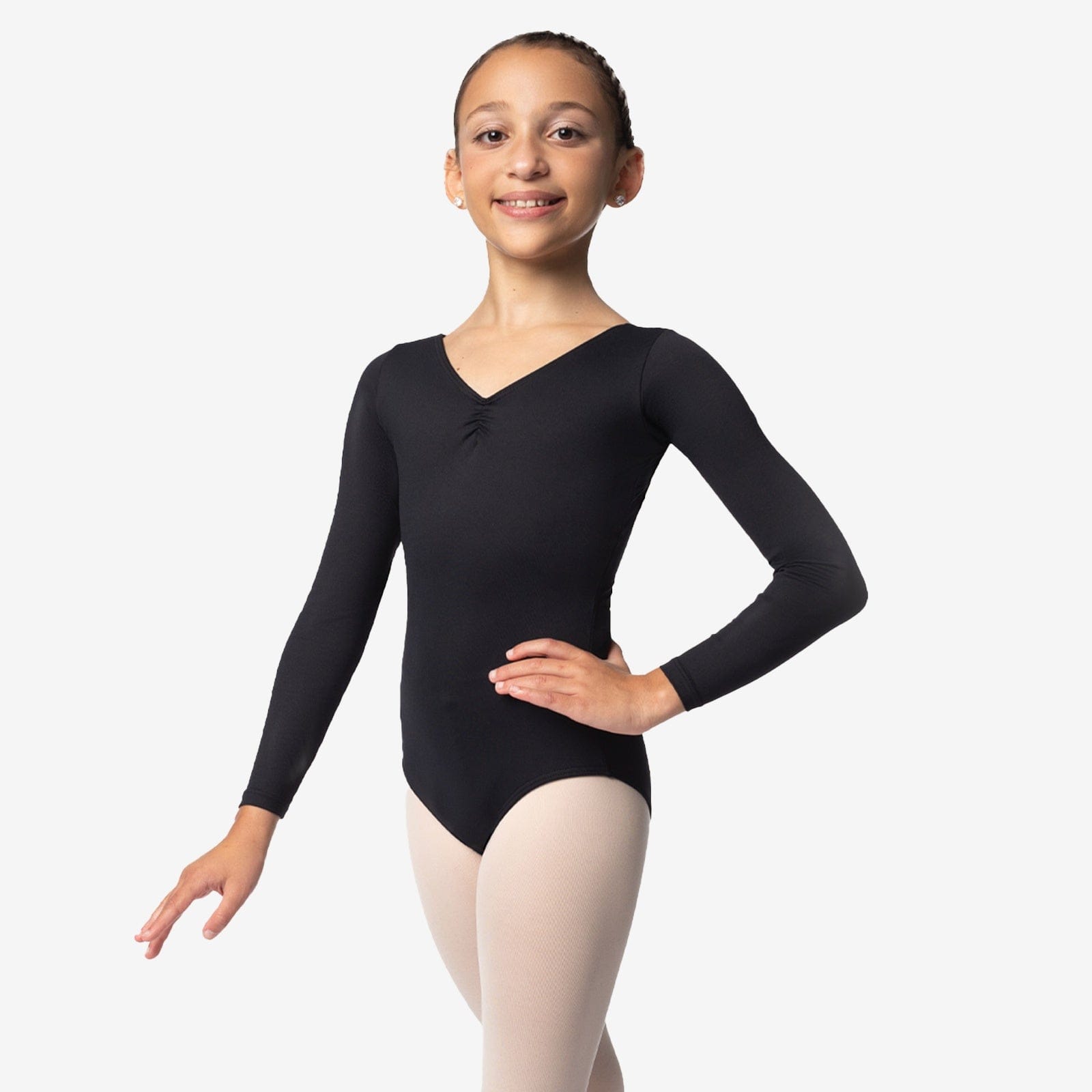 So Danca SL118 Ruched Front Leotard - Child By So Danca Canada -