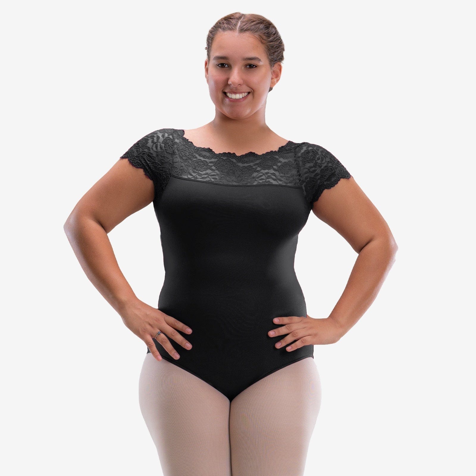 So Danca SL196 Lace Yoke Leotard - Adult By So Danca Canada -