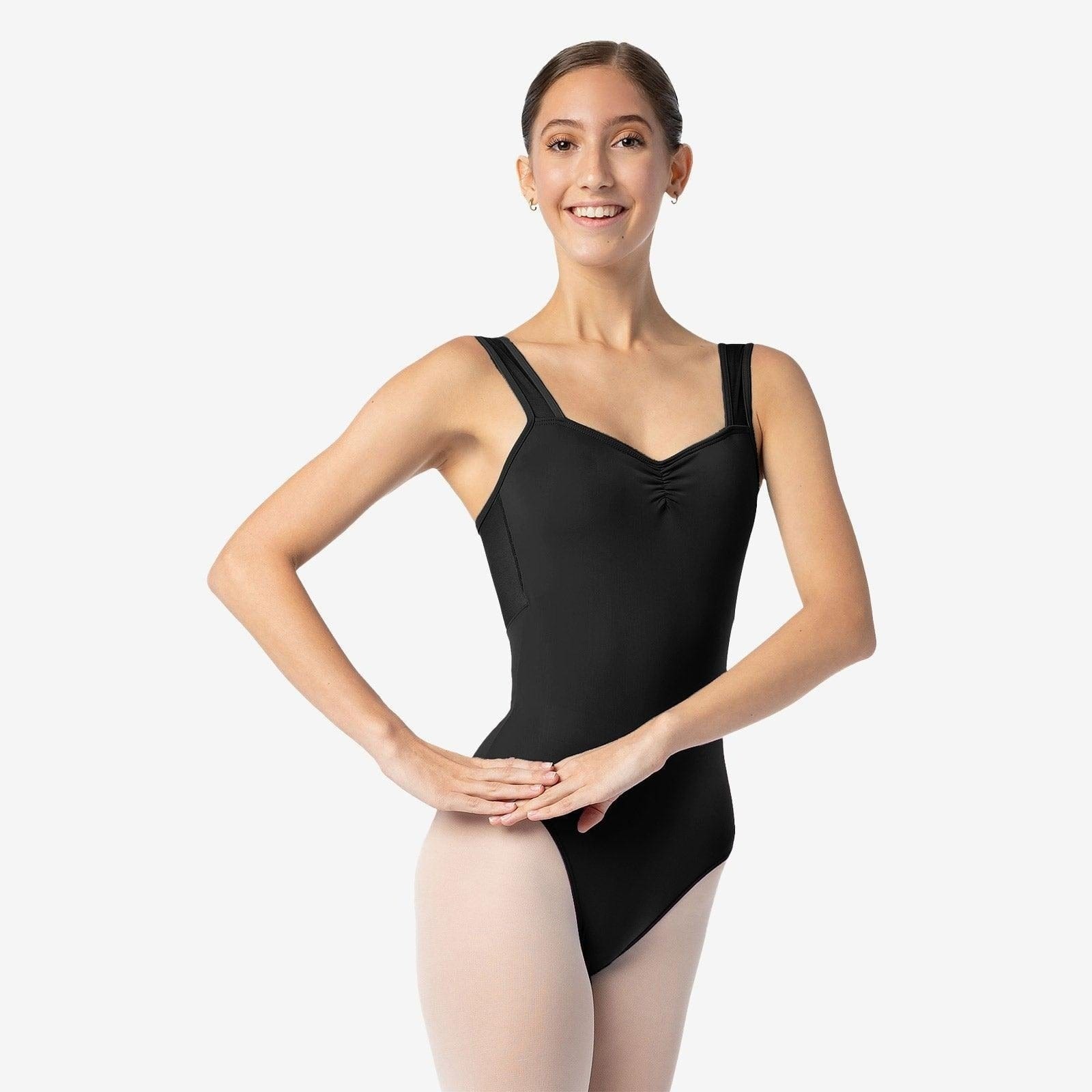 So Danca SL20 Mesh Strap Tank Leotard - Adult By So Danca Canada -