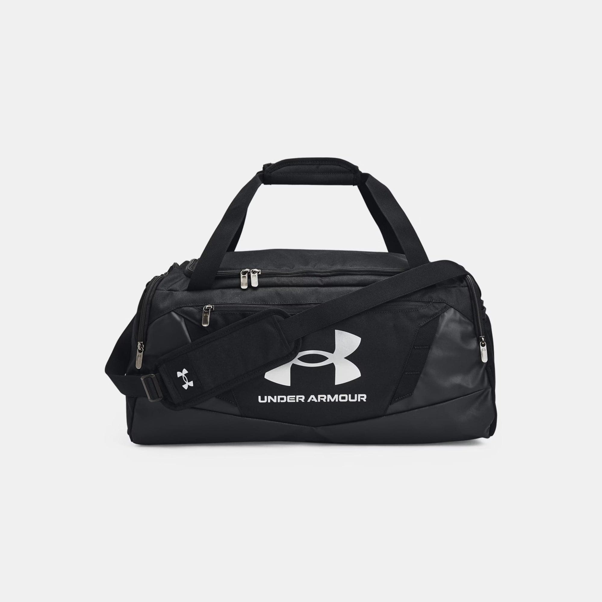 UA 1369222 Undeniable 5.0 Small Duffle Bag - Black/Metallic Silver By UA Canada -