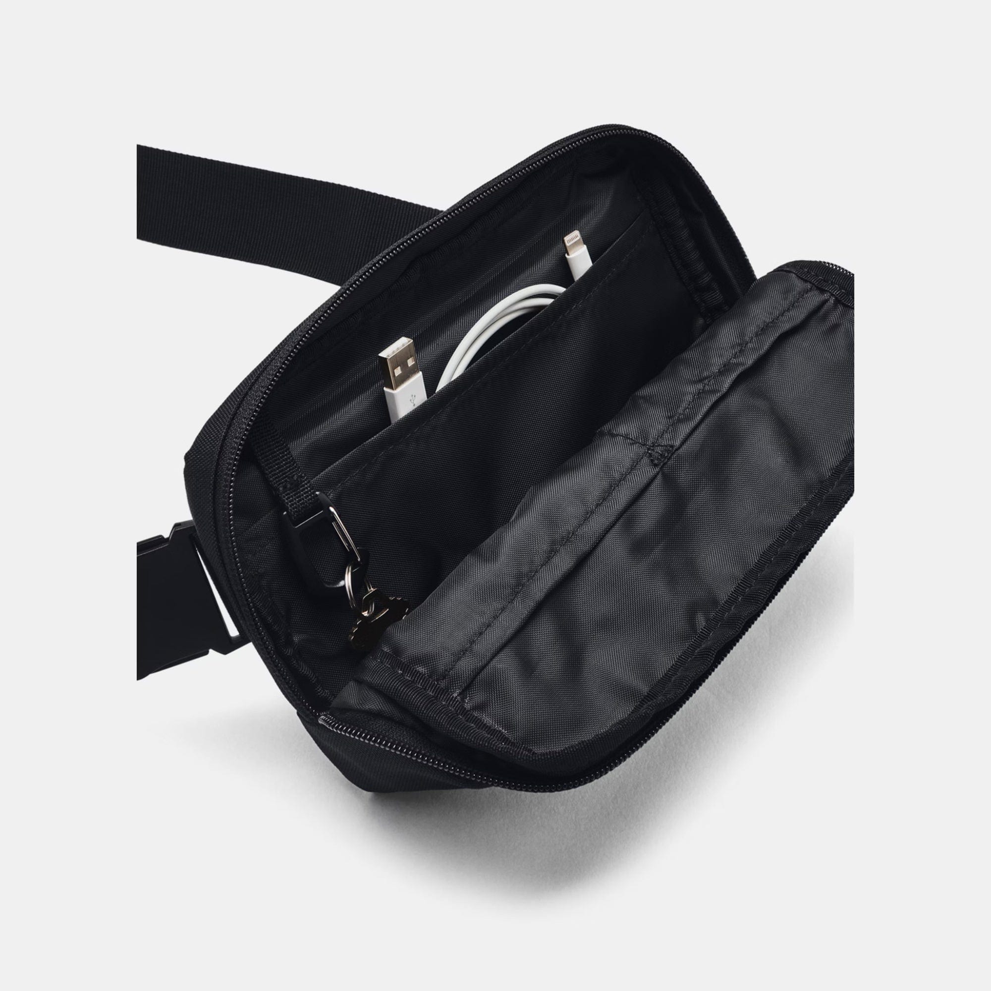 UA Essential Waist Bag Crossbody - Black - Under Armour Canada