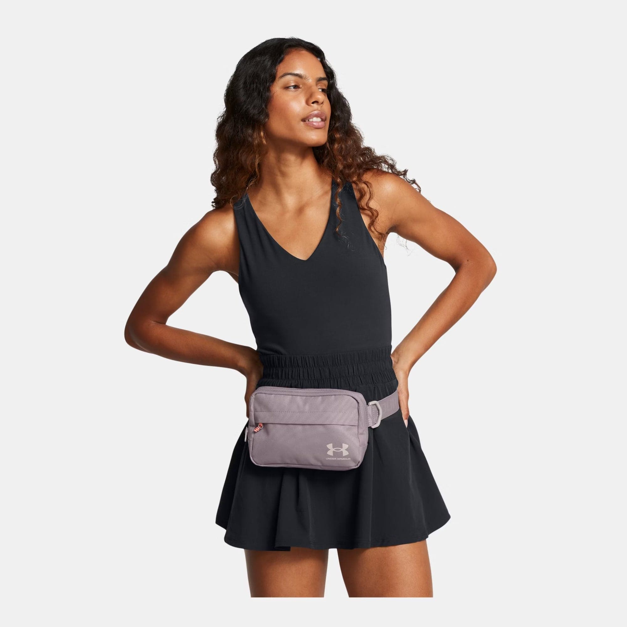UA Essential 1378418 Waist Bag Crossbody - Tetra Gray/Gray Matter By UA Canada -