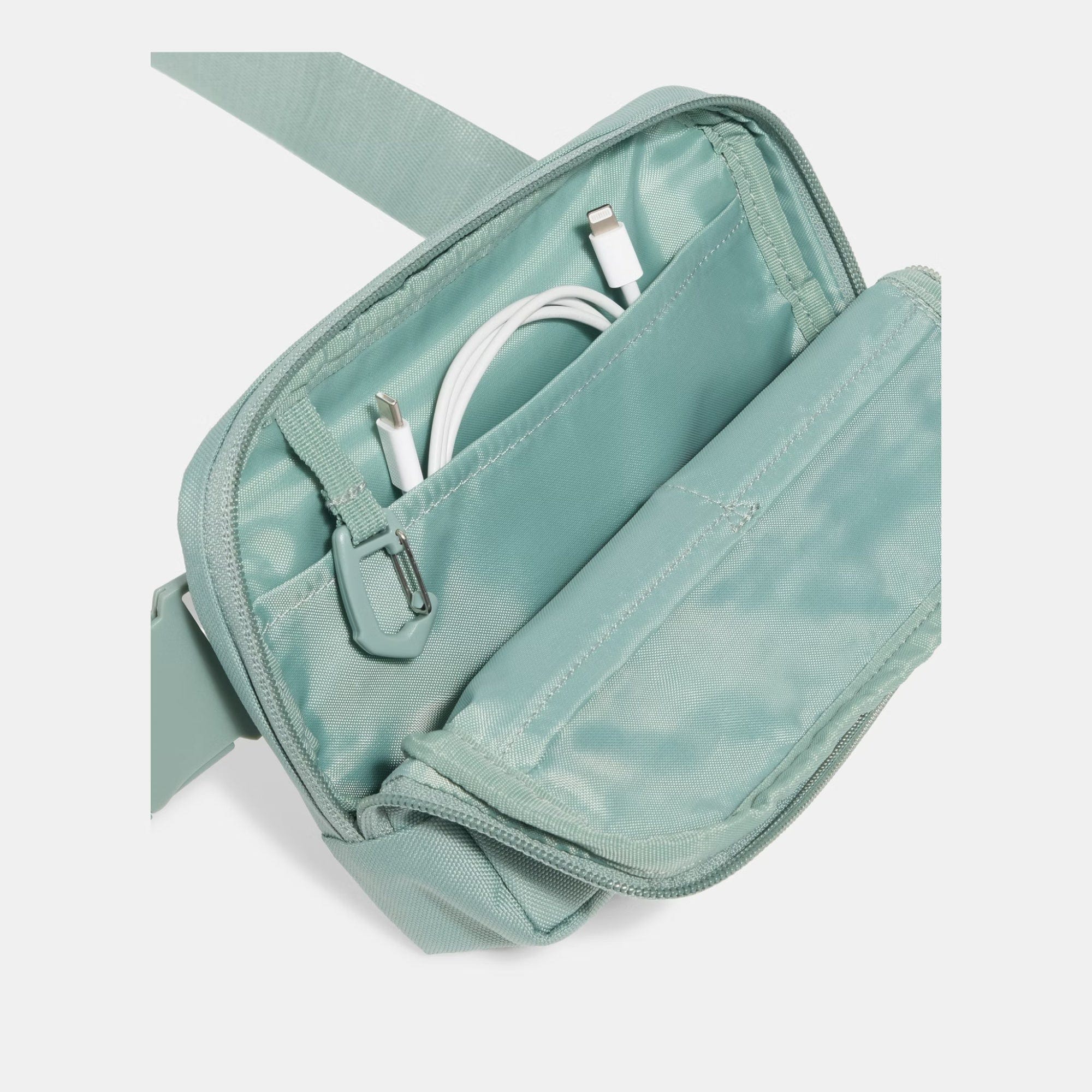 UA Essential 1378418 Waist Bag Crossbody - Silica Green/Hydro Green By UA Canada -