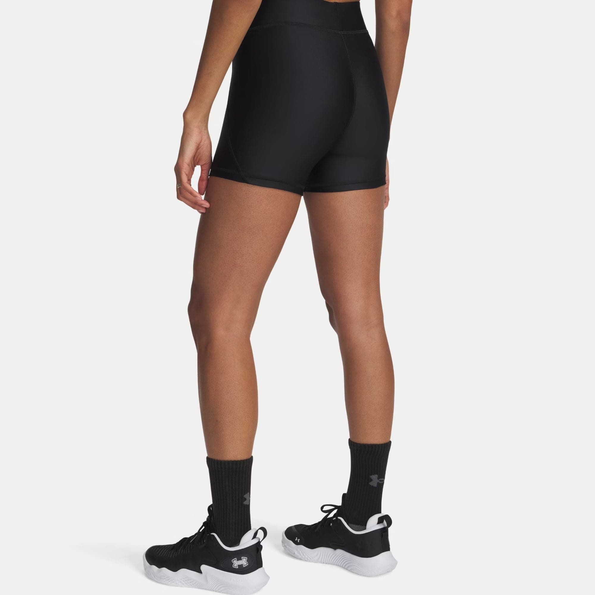 UA Team 1389623 Women's 4" Shorty - Black By UA Canada -
