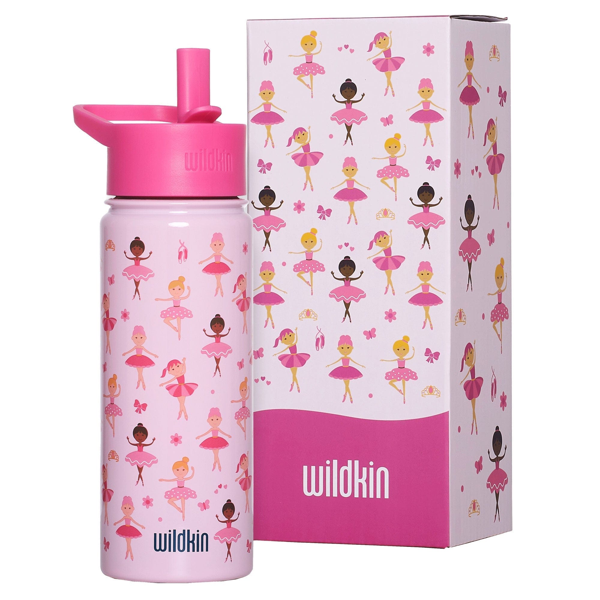 Wildkin Ballerina 18 oz Steel Water Bottle By Wildkin Canada -