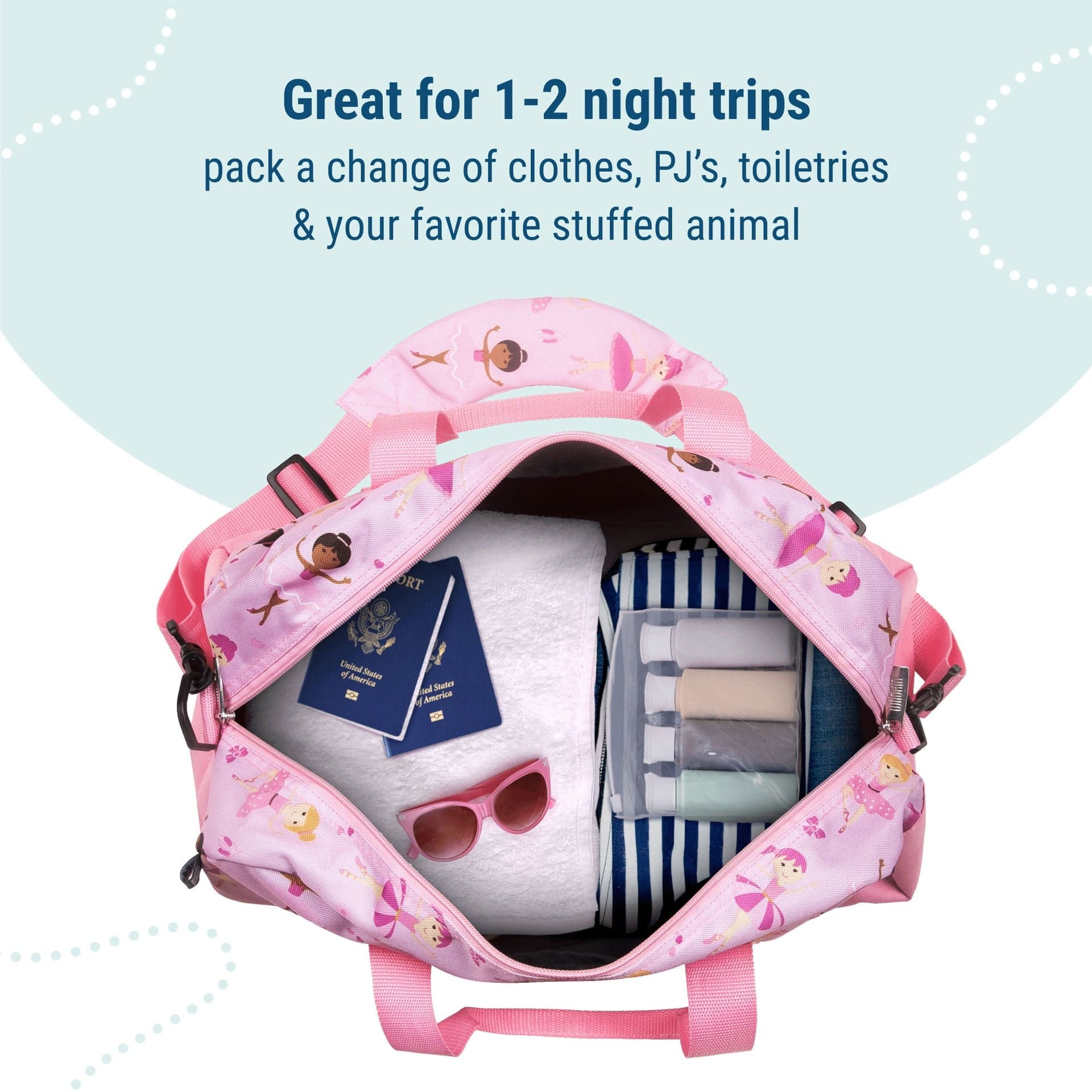 Wildkin Ballerina Overnighter Duffel Bag By Wildkin Canada -