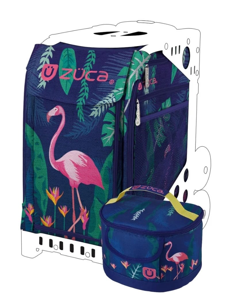 ZUCA Sport Insert | Flamingo with Lunchbox Skating Bag Insert Only (Frame Sold Separately) By ZUCA Canada -