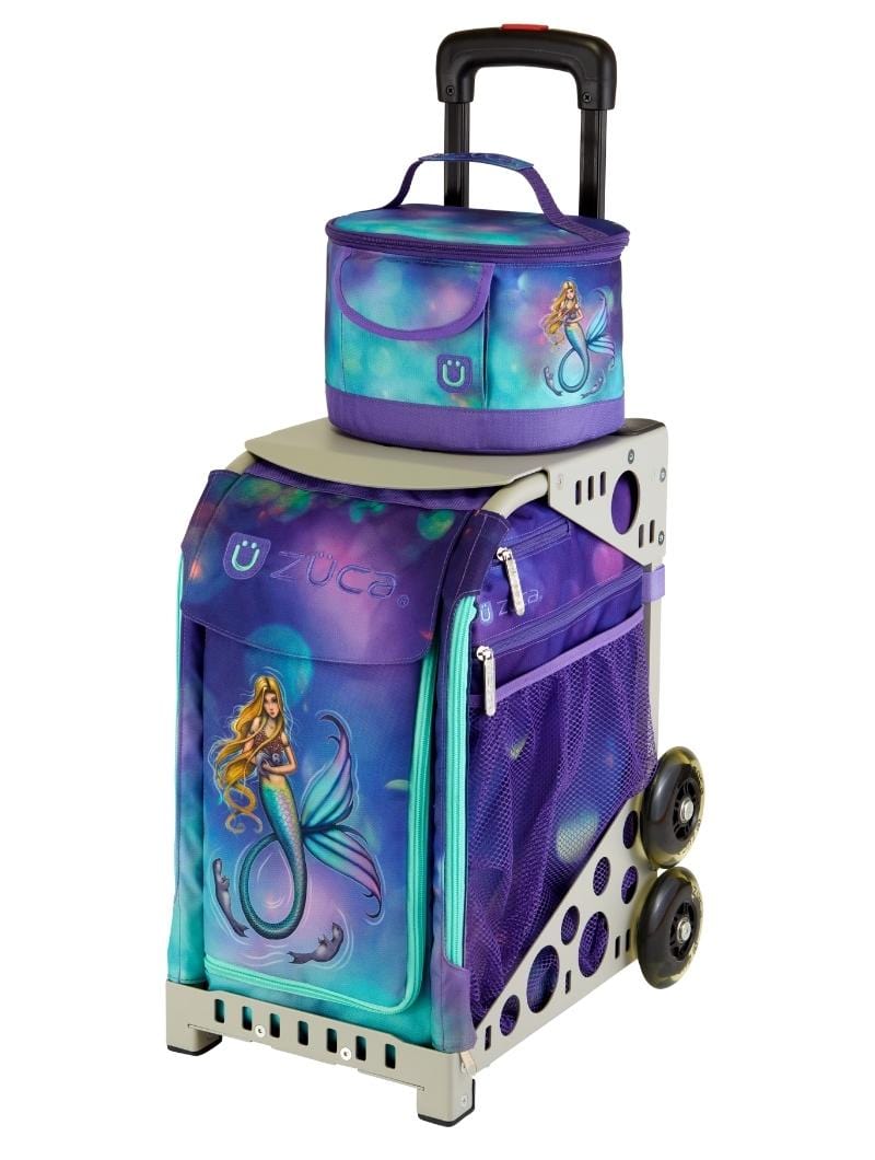 Zuca Skating Bag - Sport Insert with Lunchbox - Mermaid Magic - Frame Sold Separately By ZUCA Canada -