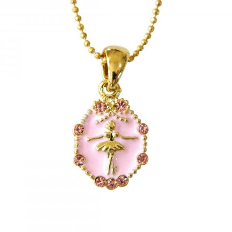 American Dance Supply Ballerina Cameo Necklace By American Dance Supply Canada - Pink