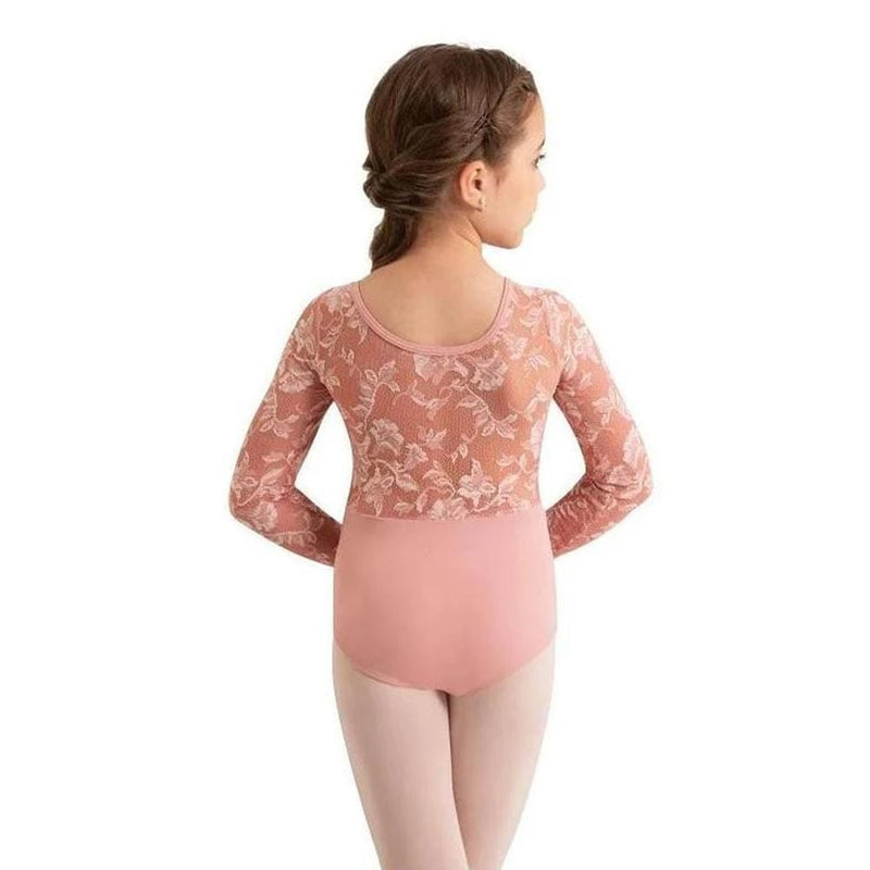 Body Wrappers Floral Mesh Dance Leotard - Child - 2191 By BODYWRAPPERS Canada -