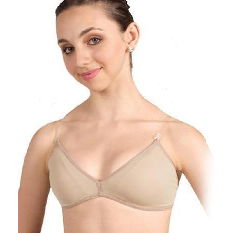 Body Wrappers Deep V Padded Convertible Clear Straps Bra 287