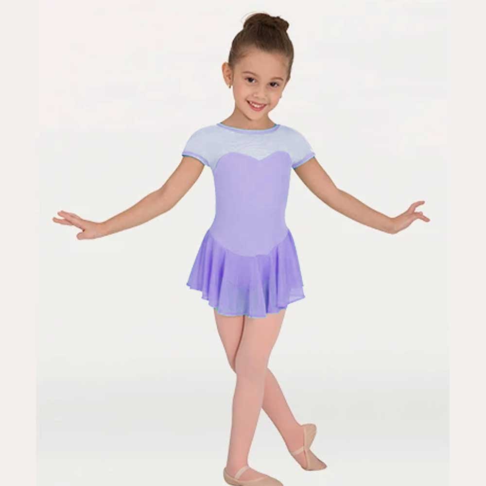 Body Wrappers Micro Check Dress - Child - 2294 By BODYWRAPPERS Canada -