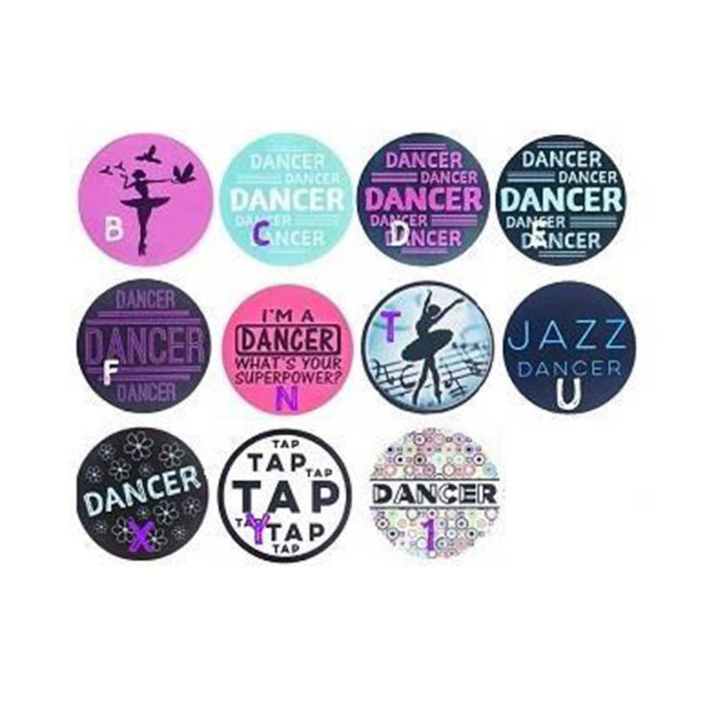 C&J G419 Assorted Dance Circle Stickers By C & J Merchantile Canada -