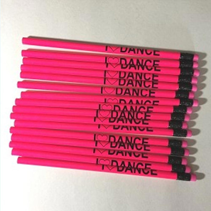 C&J I Love Dance Pencils By C & J Merchantile Canada - Hot Pink