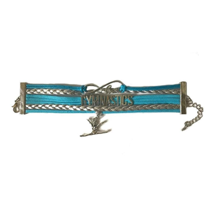 C&J Infinity Gymnastics Bracelet By C & J Merchantile Canada - Turquoise