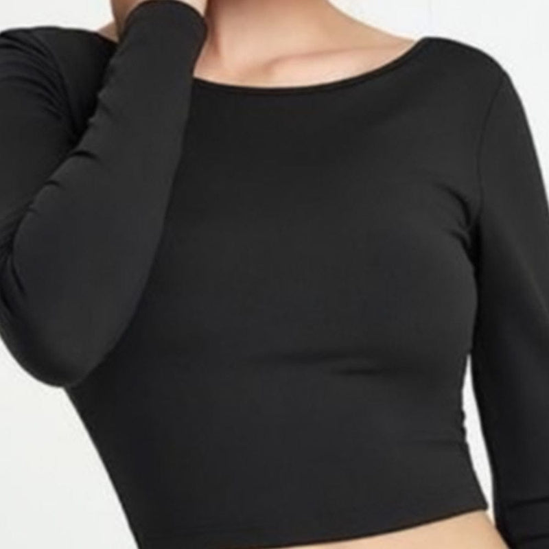 Candid Tonja Ladies Crop Top With Sleeves By Candid Athletics Canada -