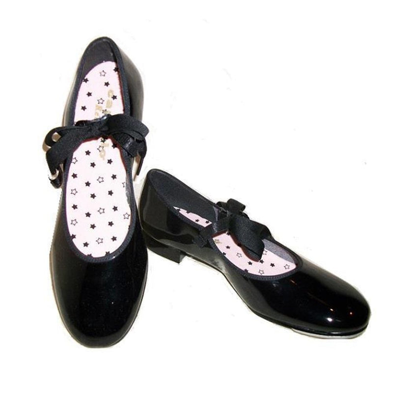 Capezio 725 Ladies Recital Tap Dance Shoe | Black Patent By Capezio Canada -