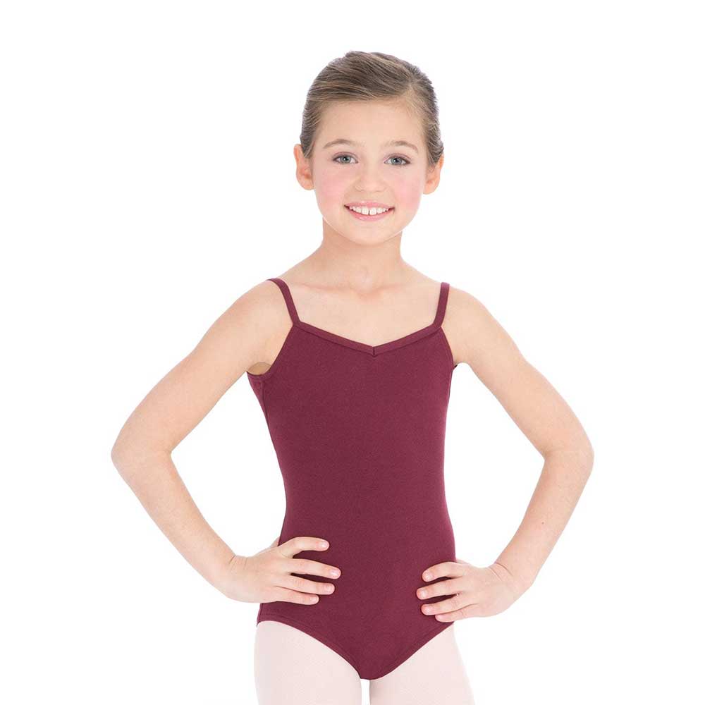 Capezio CC102C V-Neck Camisole Leotard - Child By Capezio Canada - M / Burgundy