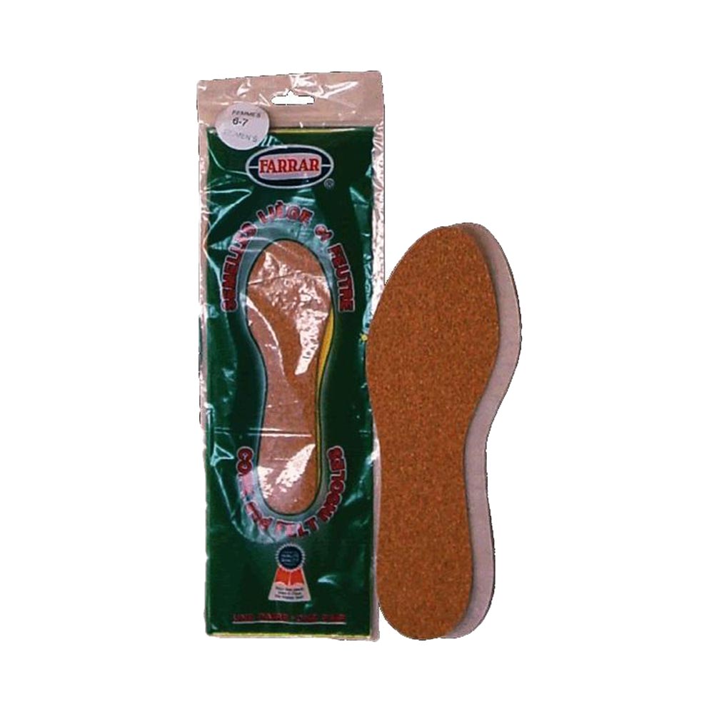 Cork Insoles for Figure Skates By Farrar Canada -