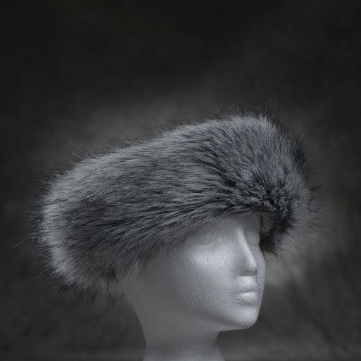 Ice Halo Luxury Faux Fur Headband By Ice Halo Canada - Med. / Grey Wolf