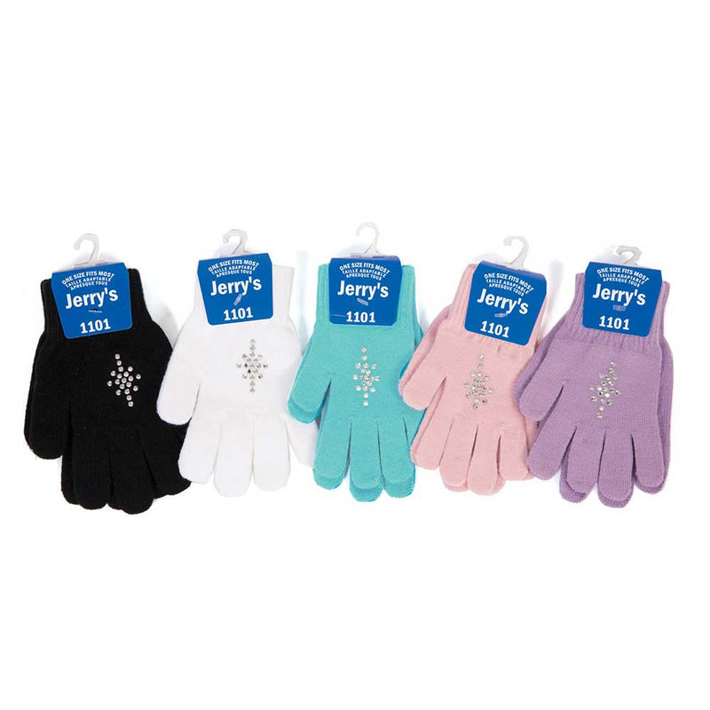 Jerry's 1101 Rhinestone Skating Gloves Tween / Adult Size By Jerry's Canada -