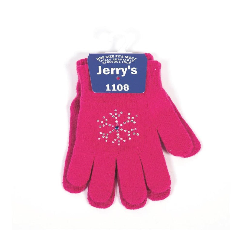 Jerry's 1108 Snowflake Crystal Skating Gloves - Tween / Adult Size By Jerry's Canada - Fuschia